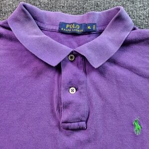 Polo Ralph Lauren Purple Polo Shirt Mens XL Short Sleeve Classic Fit
